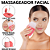 Massageador Facial Silicone Rolo De Gelo Para Rosto Rolinho Reutilizável Alívio De Inchaço Olheira - Imagem 1