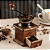 Moedor De Café Manual Triturador De Grãos Moedo De Cafe Antigo Processador Manivela Cozinha Casa - Imagem 1