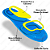 Palmilha Ortopédica Para Esporão Gel Silicone Calcanhar Ajustável Anti Impacto Sapato Tênis Reduz Dor Nos Pés Altura Aju - Imagem 4