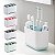 Porta Escova De Dente Creme Dental Organizador Suporte Com Escoamento Grande - Imagem 1