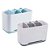 Porta Escova De Dente Creme Dental Organizador Suporte Com Escoamento Grande - Imagem 5
