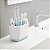 Porta Escova De Dente Creme Dental Organizador Suporte Com Escoamento Grande - Imagem 7