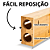 Porta Papel Alumínio E Filme Cortador De Plástico Pvc Suporte Rolos Cozinha Organizador Bambu - Imagem 6
