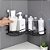 Suporte Para Shampoo Banheiro De Canto Prateleira Organizador Parede Adesivo Box Banho Chuveiro Inox - Imagem 4