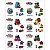 Ovo Surpresa com Trem Personalizado Blocos De Montar 6 em 1 Coleção - Brinquedo Lego - Imagem 3