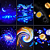 Projetor Galaxia 7 Em 1 Abajur De Estrelas Para Quarto Luminária Galáxia Abajour Para Quarto - Imagem 8