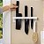 Suporte De Parede Para Cozinha Porta Utensílios Parede Adesivo Com Gancho Multiuso Facas Concha Espatula Colheres Talheres - Imagem 4