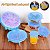 Kit 6 Tampa Silicone Elastica Reutilizável Elástica para Potes Tupperware Panela Cozinha Flexivel - Imagem 9