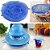 Kit 6 Tampa Silicone Elastica Reutilizável Elástica para Potes Tupperware Panela Cozinha Flexivel - Imagem 2