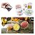 Kit 6 Tampa Silicone Elastica Reutilizável Elástica para Potes Tupperware Panela Cozinha Flexivel - Imagem 6