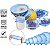 Kit 6 Tampa Silicone Elastica Reutilizável Elástica para Potes Tupperware Panela Cozinha Flexivel - Imagem 7