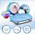 Kit 6 Tampa Silicone Elastica Reutilizável Elástica para Potes Tupperware Panela Cozinha Flexivel - Imagem 3