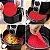 Tapete Air fryer Silicone Anti Aderente Protetor Fritadeira Elétrica Sem Óleo Forro Flexível Quadrado Cozinha Não Gruda - Imagem 3