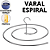 Varal Redondo Para Lençóis Espiral De Inox Circular Lençol Cobertor Coberta Toalha Manta Apartamento - Imagem 1