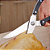 Tesoura De Cozinha Cortar Frango Peixe Carne Chester Legumes Frutas Grande Profissional Aço Inox Multiuso - Imagem 3