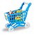 Carrinho De Compras Infantil Mercadinho De Brinquedo Carro De Mercado Legumes Frutas Bebe Criança - Imagem 3