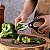 Kit De Faca De Cozinha Com Cepo Jogo De Facas Com Suporte Antiaderente Conjunto 7 Peças Inox Marmorizadas Utensílios - Imagem 10