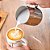 Cremeira Espumadora de Leite Pitcher Barista Jarra Leiteira Inox Latte Art Cafeteria Café - Imagem 2