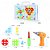 Kit Ferramentas Infantil Brinquedo Educativo Furadeira Blocos De Montar Construção Quebra Cabeça - Imagem 9