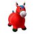 Cavalinho Upa Upa Burrinho Pula Pula Brinquedo Infantil Cavalo Vaquinha Pocoto Inflável Musical - Imagem 7