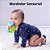 Chocalho Para Bebê Com Mordedor 3 Meses Flexível Brinquedo Barulho Infantil Menino Menina Recém Nascido Bolinha Leão Elefante Bastão Colorido - Imagem 3