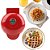 Máquina De Fazer Waffles Panela Elétrica Portátil Antiaderente Assadeira Mini Waffer - Imagem 5