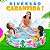 Piscina Infantil Inflável Bebe 3 Anéis 100/180 Litros Piscina Redonda Praia Criança Verão Água Bolinhas Colorida - Imagem 4