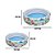 Piscina Infantil Inflável Bebe 3 Anéis 100/180 Litros Piscina Redonda Praia Criança Verão Água Bolinhas Colorida - Imagem 10