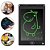 Lousa Magica Infantil Quadro Mágico Para Criança Tablet Educativo Bebê Menino Menina Dinossauro Dino Trem Peixe Escrever Pintar Brinquedo - Imagem 2