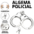 Algema Policial Infantil Algemas De Brinquedo Fantasia Carnaval Polícia Fantasias Policia Festa - Imagem 1