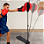 Saco De Boxe Com Luvas Infantil Kit De Box Completo Luva De Treino Brinquedos Esportivos Criança - Imagem 2