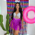 Saia Metalizada Colorida Fantasia Carnaval Feminina Adulta Fantasias Infantis Saias Coloridas - Imagem 6