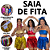 Saia Metalizada Colorida Fantasia Carnaval Feminina Adulta Fantasias Infantis Saias Coloridas - Imagem 1