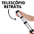 Luneta Telescópica Infantil Telescópio Pirata Telescopio Monocular Brinquedo De Criança Piratas - Imagem 3