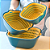 Escorredor De Macarrão Grande Cesta De Drenagem De Alimentos Utensílios Para Cozinha Plástico - Imagem 6