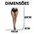 Meia Arrastão Feminina Meias Arrastao Calça Acessórios Femininos  Carnaval Fantasia Adulto - Imagem 9
