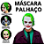 Máscara De Halloween Palhaço Mascara Carnaval Fantasia  Masculino Adulto  Assustadora Cosplay Adulta - Imagem 1