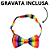 Fantasia Carnaval LGBT Gravata Borboleta Colorida Suspensório Masculino Adulto Acessórios Fantasias - Imagem 3