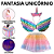 Fantasia Carnaval Unicórnio Asa De Fada Infantil Fantasias Infantis Tiara Unicornio Acessórios Arco - Imagem 8