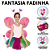 Fantasia Carnaval Feminina Fada Asa De Borboleta Infantil Fantasias Infantis Acessórios Fadinha - Imagem 1