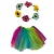 Fantasia Carnaval Feminina Girassol Arco De Cabelo Flores Acessórios Arquinho Fantasias Infantis - Imagem 8