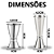 Copo Dosador Para Drinks Com 2 Medidas Feito Em Inox - Imagem 9