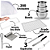 Kit Completo De Confeitaria Profissional Com 11 Itens Para a Sua Cozinha - Imagem 1
