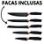 Utensílios De Cozinha De Silicone 18 Peças Jogo Antiaderente Completo Facas Tesoura Pincel Pegador - Imagem 3