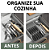 Organizador de Gaveta Cozinha Porta Facas Com Divisórias - Imagem 5