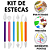 Estecas Para Biscuit Kit Esteca 9 Peças Para Modelagem Confeitaria Pasta Americana Massa Cozinha - Imagem 2