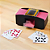 Kit Baralho Prata De Plástico A Prova Dágua + Embaralhador De Cartas Automático Portátil - Imagem 3