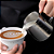 Kit Coador De Café Descartável + Jarra Cremeira De Inox 350ml + Mini Misturador Elétrico - Imagem 3