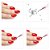 Kit 5 Pinceis Boleadores Ponta Dupla Decoração De Unha - Imagem 6