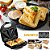 Sanduicheira Elétrica 110V Grill Portátil Antiaderente Misteira Waffle Cozinha - Imagem 6